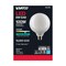 6Pk - Satco 8w G40 Globe Filament LED 4000K E26 Base White Dimmable - 100w equiv